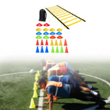 Maxbell Football Training Equipment Speed Agility Training Set for Soccer Teen Kids 30Pcs