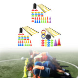 Maxbell Football Training Equipment Speed Agility Training Set for Soccer Teen Kids 30Pcs
