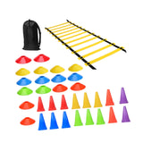 Maxbell Football Training Equipment Speed Agility Training Set for Soccer Teen Kids 34Pcs