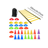 Maxbell Football Training Equipment Speed Agility Training Set for Soccer Teen Kids 34Pcs