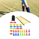 Maxbell Football Training Equipment Speed Agility Training Set for Soccer Teen Kids 34Pcs