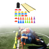 Maxbell Football Training Equipment Speed Agility Training Set for Soccer Teen Kids 34Pcs