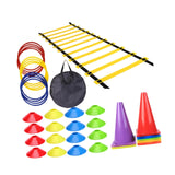 Maxbell Football Training Equipment Speed Agility Training Set for Soccer Teen Kids 46Pcs
