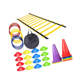 Maxbell Football Training Equipment Speed Agility Training Set for Soccer Teen Kids 46Pcs