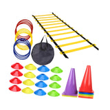 Maxbell Football Training Equipment Speed Agility Training Set for Soccer Teen Kids 46Pcs