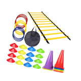 Maxbell Football Training Equipment Speed Agility Training Set for Soccer Teen Kids 46Pcs