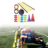 Maxbell Football Training Equipment Speed Agility Training Set for Soccer Teen Kids 46Pcs