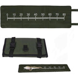 Maxbell Folding Fish Landing Measuring Mat Fish Protection Pad Dark Green with Scale