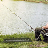 Maxbell Folding Fish Landing Measuring Mat Fish Protection Pad Dark Green with Scale