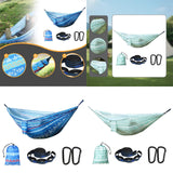 Maxbell Camping Hammock Attached Carry Bag Portable Hammock for Beach Patio Outsides blue