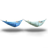 Maxbell Camping Hammock Attached Carry Bag Portable Hammock for Beach Patio Outsides blue