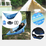 Maxbell Camping Hammock Attached Carry Bag Portable Hammock for Beach Patio Outsides blue