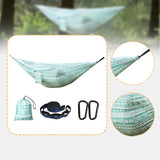 Maxbell Camping Hammock Attached Carry Bag Portable Hammock for Beach Patio Outsides green