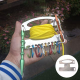 Maxbell Stainless Steel Fishing Line Winder Versatile Sturdy Rust Resistant Portable