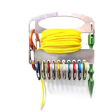 Maxbell Stainless Steel Fishing Line Winder Versatile Sturdy Rust Resistant Portable