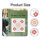 Maxbell 10x Target Papers Convenient Practice for Sport Men Women Outdoor Activities