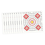 Maxbell 10x Target Papers Convenient Practice for Sport Men Women Outdoor Activities