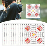 Maxbell 10x Target Papers Convenient Practice for Sport Men Women Outdoor Activities