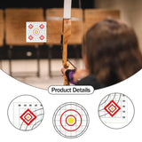 Maxbell 10x Target Papers Convenient Practice for Sport Men Women Outdoor Activities