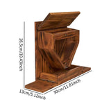 Maxbell Squirrel Feeder Box Funny Large Stable Feeding Station for Picnic Patio Yard
