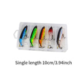 Maxbell 5x Fishing Lures Crankbait Hard Spinnerbaits Swimbaits for Pike Crappie Bass