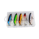 Maxbell 5x Fishing Lures Crankbait Hard Spinnerbaits Swimbaits for Pike Crappie Bass