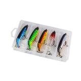 Maxbell 5x Fishing Lures Crankbait Hard Spinnerbaits Swimbaits for Pike Crappie Bass