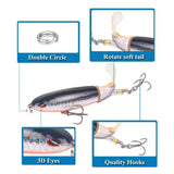 Maxbell 5x Fishing Lures Crankbait Hard Spinnerbaits Swimbaits for Pike Crappie Bass