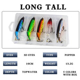 Maxbell 5x Fishing Lures Crankbait Hard Spinnerbaits Swimbaits for Pike Crappie Bass