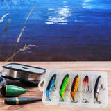 Maxbell 5x Fishing Lures Crankbait Hard Spinnerbaits Swimbaits for Pike Crappie Bass