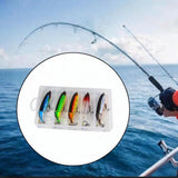 Maxbell 5x Fishing Lures Crankbait Hard Spinnerbaits Swimbaits for Pike Crappie Bass