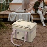 Maxbell Camping Storage Bag Oxford Cloth Duffle Bag for Outdoor Sports Travel Picnic Beige