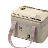 Maxbell Camping Storage Bag Oxford Cloth Duffle Bag for Outdoor Sports Travel Picnic Beige