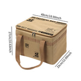 Maxbell Camping Storage Bag Oxford Cloth Duffle Bag for Outdoor Sports Travel Picnic Khaki