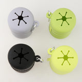 Maxbell Fly Fishing Box Mini Trash Can Zippered Dust Box Bin for Park Picnic Outdoor Fruit green