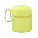 Maxbell Fly Fishing Box Mini Trash Can Zippered Dust Box Bin for Park Picnic Outdoor Fruit green