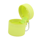 Maxbell Fly Fishing Box Mini Trash Can Zippered Dust Box Bin for Park Picnic Outdoor Fruit green