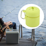 Maxbell Fly Fishing Box Mini Trash Can Zippered Dust Box Bin for Park Picnic Outdoor Fruit green