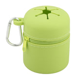 Maxbell Fly Fishing Box Mini Trash Can Zippered Dust Box Bin for Park Picnic Outdoor green