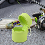Maxbell Fly Fishing Box Mini Trash Can Zippered Dust Box Bin for Park Picnic Outdoor green
