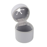 Maxbell Fly Fishing Box Mini Trash Can Zippered Dust Box Bin for Park Picnic Outdoor gray