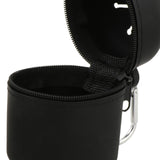 Maxbell Fly Fishing Box Mini Trash Can Zippered Dust Box Bin for Park Picnic Outdoor black