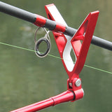 Maxbell Fishing Rod Holder Retractable Portable Multifunction Fishing Pole Bracket Rack Rose Blue