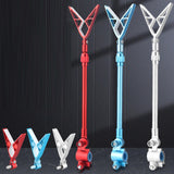 Maxbell Fishing Rod Holder Retractable Portable Multifunction Fishing Pole Bracket Rack Rose Blue