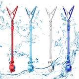 Maxbell Fishing Rod Holder Retractable Portable Multifunction Fishing Pole Bracket Rack Rose Blue