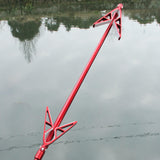 Maxbell Fishing Rod Holder Retractable Portable Multifunction Fishing Pole Bracket Rack Rose Blue