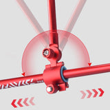 Maxbell Fishing Rod Holder Retractable Portable Multifunction Fishing Pole Bracket Rack Rose Blue