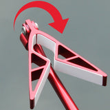 Maxbell Fishing Rod Holder Retractable Portable Multifunction Fishing Pole Bracket Rack Rose Blue