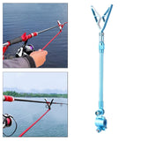 Maxbell Fishing Rod Holder Retractable Portable Multifunction Fishing Pole Bracket Rack Sky Blue