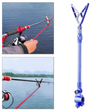 Maxbell Fishing Rod Holder Retractable Portable Multifunction Fishing Pole Bracket Rack Dark Blue